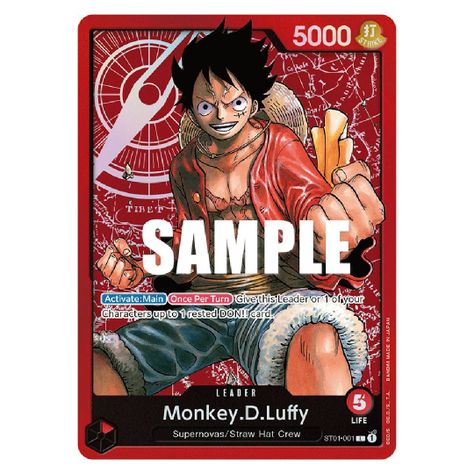 One Piece TCG:Starter Deck Straw Hat Crew (ST-01) - Wave 3-1