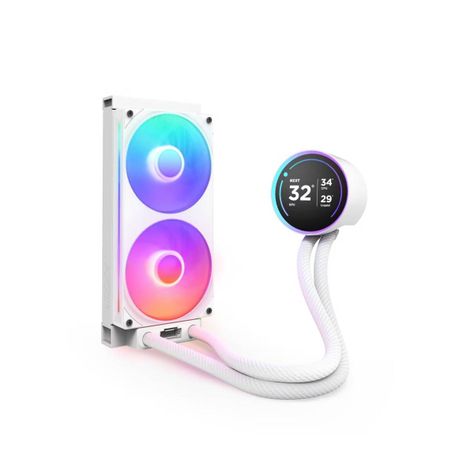 Refrigeración Líquida Kraken Elite 240 RGB V2 White 240mm-1