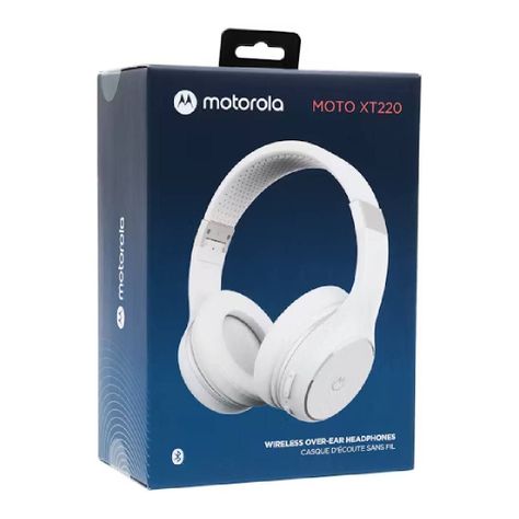 Audifonos Motorola XT 220 Over Ear Bluetooth Blanco-2
