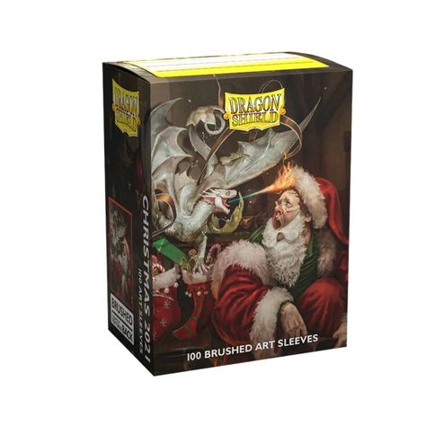 Protectores Dragon Shield: Std. Matte Christmas Dragon 2021-1