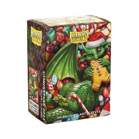 Protectores Dragon Shield 100: Brushed 'Christmas 2024' Art-0