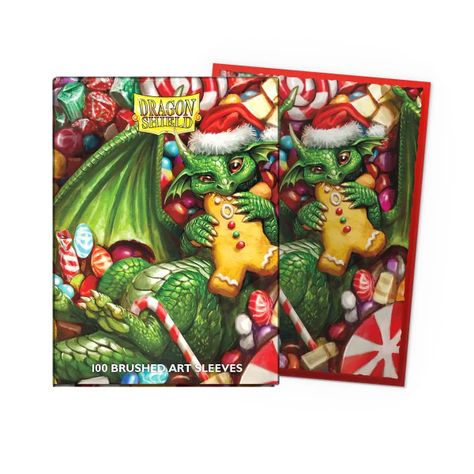 Protectores Dragon Shield 100: Brushed 'Christmas 2024' Art-1