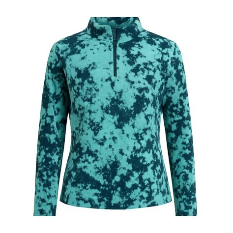 Polerón Columbia Mujer Tie-Dye Verde con Menta - Talla M-0