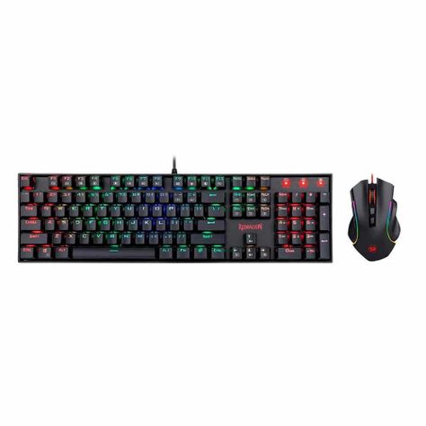 Kit Gamer 2 en 1 Redragon Mitra RGB y Mouse-0