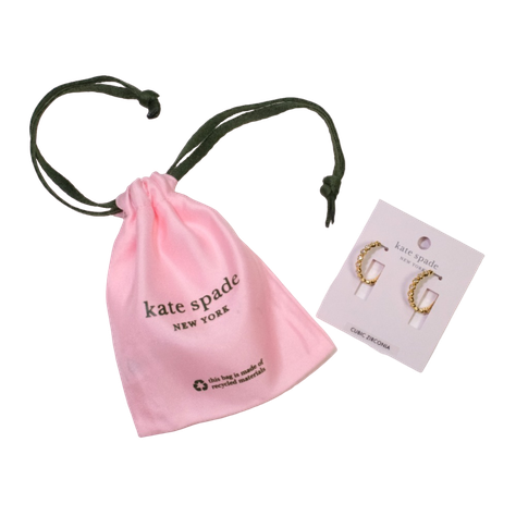Aretes Kate Spade Oro Full Circle Huggies-0