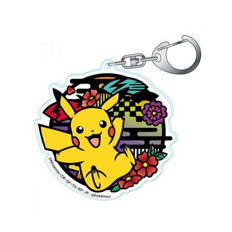 Llavero Acrilico Pikachu Kirie Series-0