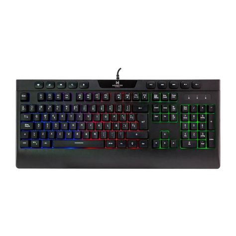 Teclado Gamer Monster Games Inception Membrana USB-0
