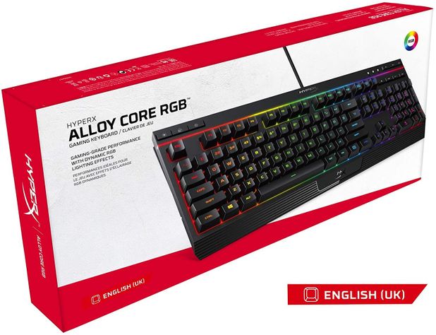 Teclado Gamer HyperX Alloy Core RGB Membrana USB-5
