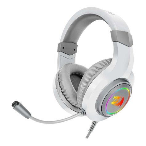 Audifonos Redragon Hylas White H260 RGB Jack 35mm-0