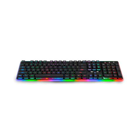 Teclado Gamer Redragon Dyaus K509 Membrana RGB Español-0