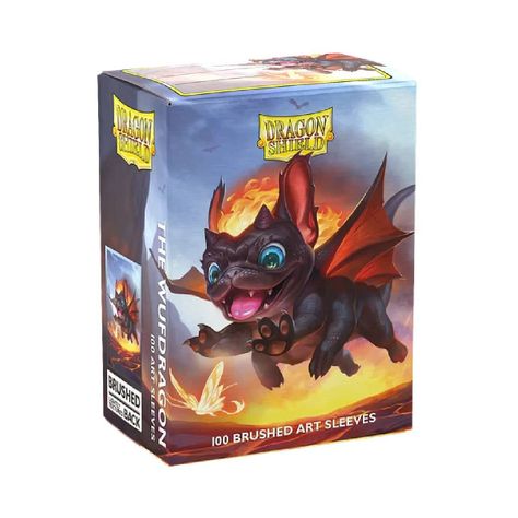 Protectores Dragon Shield: Standard Brushed 'Wufdragon' 100-1