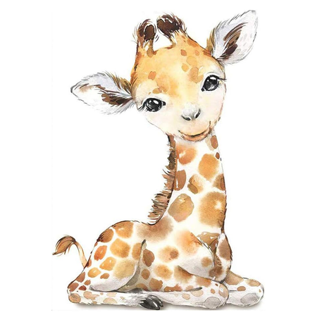 Imagen decorativa Nordica Jirafa 30x40 cm-0