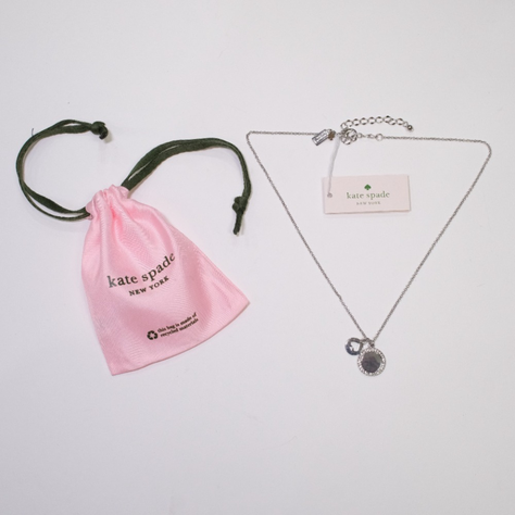 Collar Kate Spade Plata Spot the Spade-0