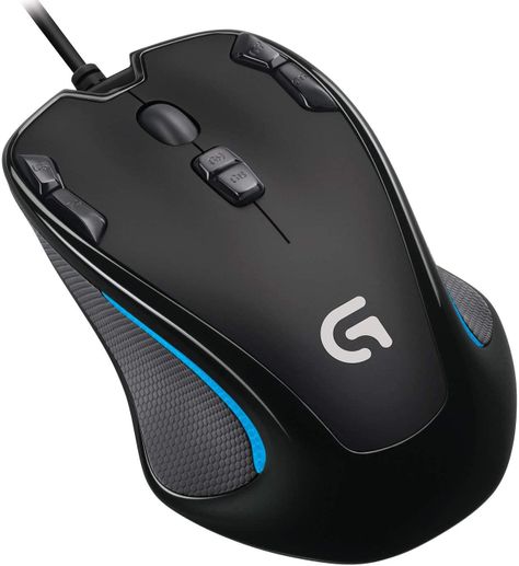 Mouse Gamer Logitech G300s Ambidiestro Negro USB-1