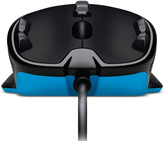 Mouse Gamer Logitech G300s Ambidiestro Negro USB-3