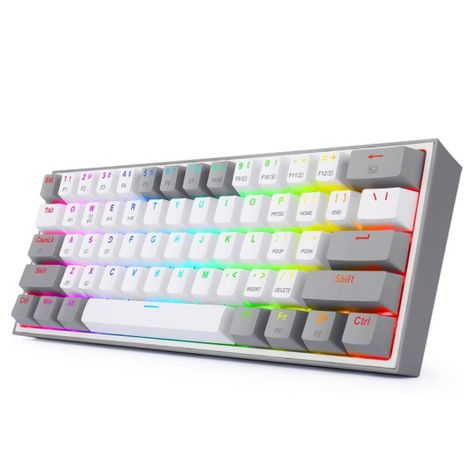 Teclado Redragon Fizz Pro K616 Blanco y Gris RGB SW RED-1