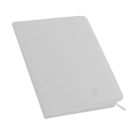 Carpeta 9 Bolsillos Cuero Blanco-0