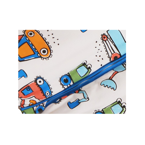 Saco de dormir bebés con funda con cremallera - Rosa 100 Cm-1