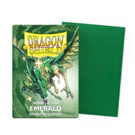 Protectores Dragon Shield: Japanese- Matte Emerald (60 ct.)-0