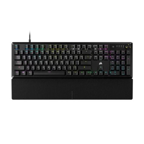 Teclado mecánico Corsair K70 CORE RGB: Negro Reposa Muñecas-0