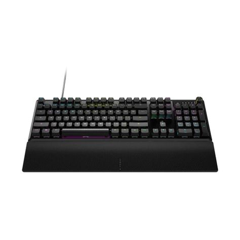 Teclado mecánico Corsair K70 CORE RGB: Negro Reposa Muñecas-1