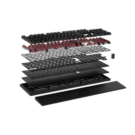Teclado mecánico Corsair K70 CORE RGB: Negro Reposa Muñecas-3