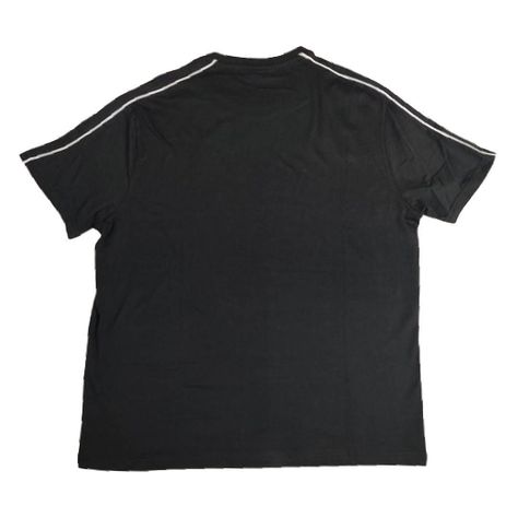 Polera MK Negra Cuello Redondo Letras Blancas Marca Talla Xl-1