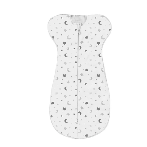 Saco de dormir de bebé con diseño de estrellas 0-3 Meses-0