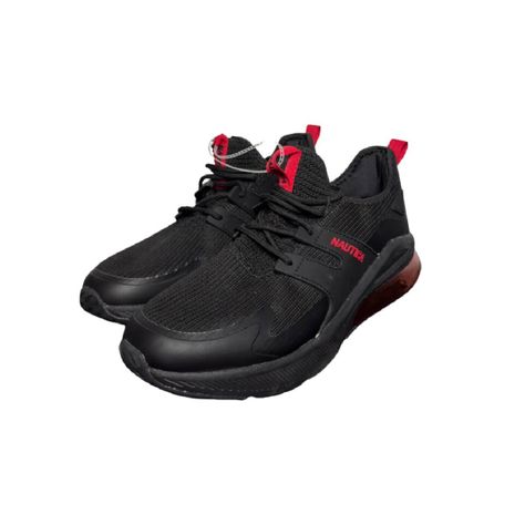 Zapatillas Hombre Negras/Rojas Talla 10 Nautica-0
