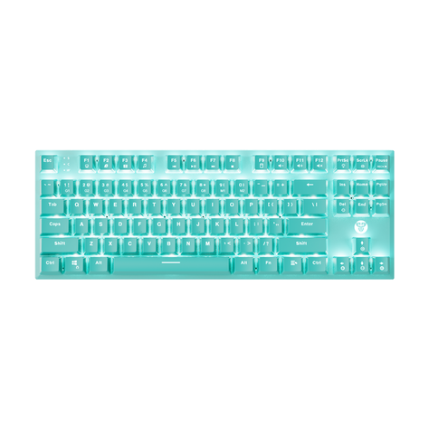 Teclado Gamer Fantech MAXFIT 87 MK856 Mint SW Red Español-0