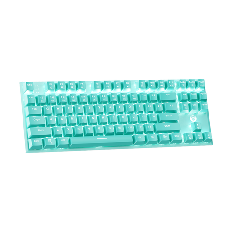 Teclado Gamer Fantech MAXFIT 87 MK856 Mint SW Red Español-1