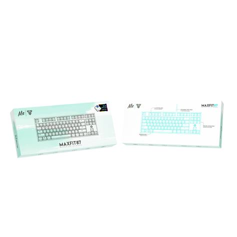 Teclado Gamer Fantech MAXFIT 87 MK856 Mint SW Red Español-4
