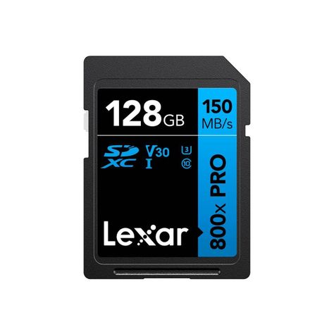Tarjeta de Memoria Lexar 128 gb 800xPRO SDXC-UHS-I V30-0