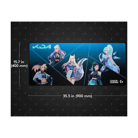 Mousepad Gamer Logitech G G840XL KDA LoL-2