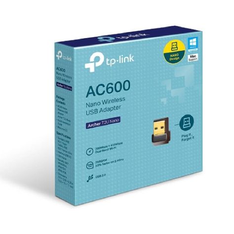 Adaptador inalámbrico TP-Link Nano USB doble banda AC600-1