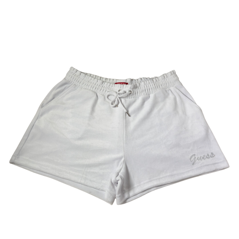 Short Plush Blanco Talla L Guess-0