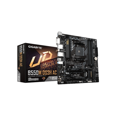 Placa Madre Gigabyte B550M DS3H AC AMD AM4-0