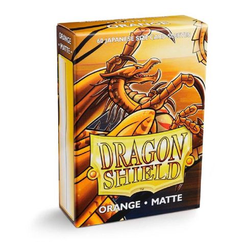 Protectores Dragon Shield: Japanese- Matte Orange (60 ct.)-0