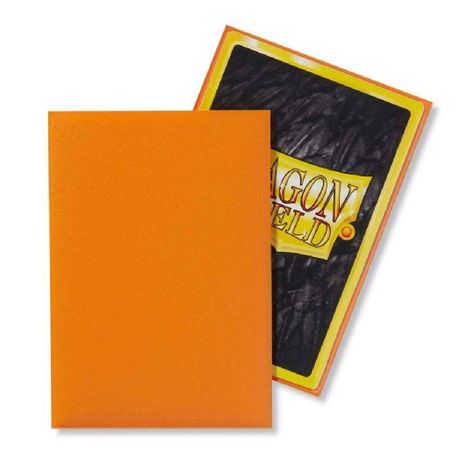 Protectores Dragon Shield: Japanese- Matte Orange (60 ct.)-1