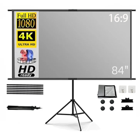 pantalla para proyector de 100 pulgadas 4k full HD-0