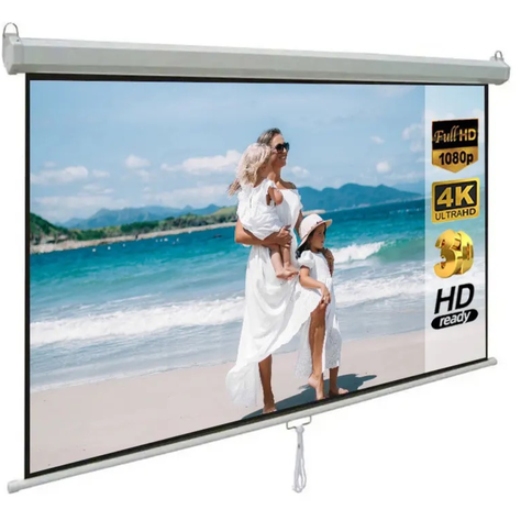 pantalla para proyector de 100 pulgadas 4k full HD-1
