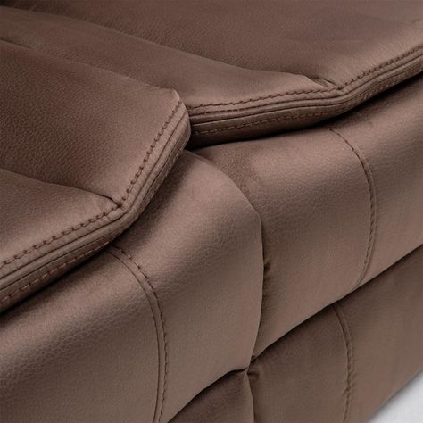 Sillon 3 cuerpos brown reclinable electrico + usb -8