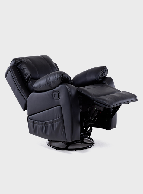 BERGER RECLINABLE PRO BLACK CON VIBROMASAJE 8 PUNTOS + C.REMOTO-5
