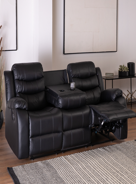 SOFA 3 CUERPOS SANTI BLACK CON POSAVASOS-0