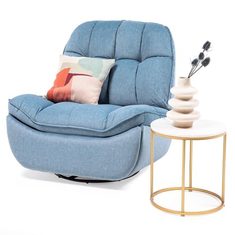 BERGER MILANIUM BLUE: GIRATORIO, MECEDOR Y RECLINABLE-0