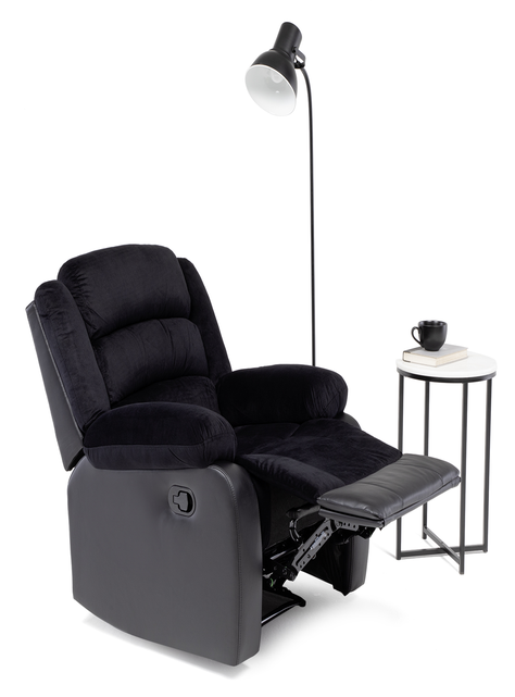 BERGERE RECLINABLE BLACK VENOM-0