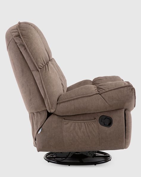 BERGERE MILANIUM BROWN: RECLINABLE, GIRATORIO Y MECEDOR-5