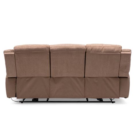 Sillon 3 cuerpos mocha reclinable electrico + usb -7