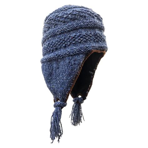 Gorro Hilado reciclado Selk'n Modelo TNU Azul-1