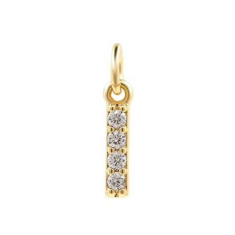 Collar Baño Oro 18k Letra Inicial I Brillitos Tejido Dragón-2